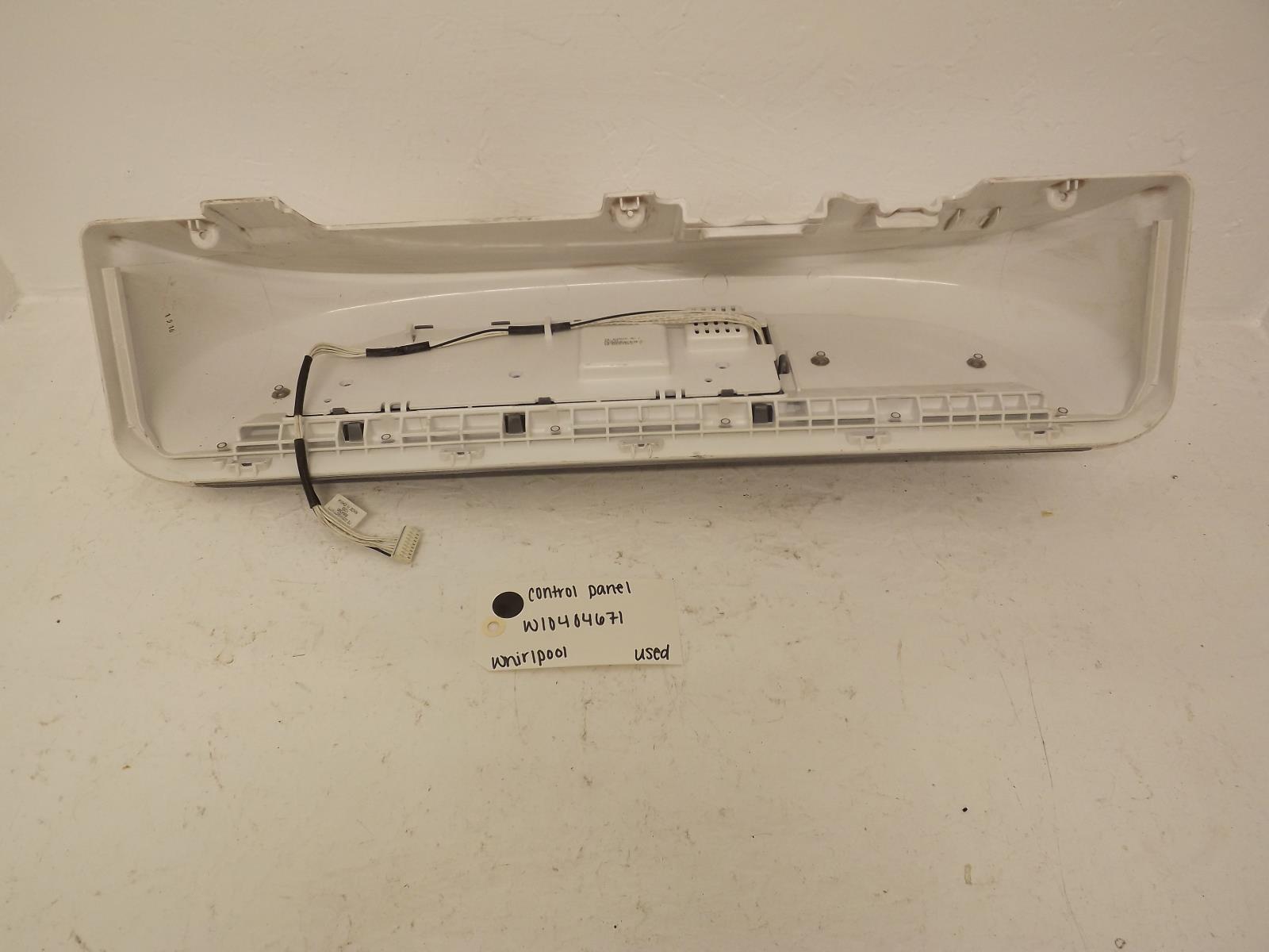 Whirlpool Washer W10404671 Control Panel Used Whirlpool Washer W10404671 Control Panel Used